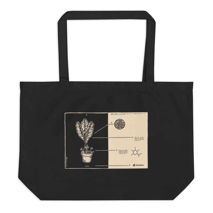 Large Illustrated Tote Bag